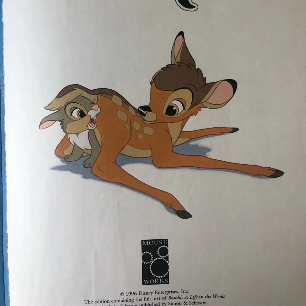 Disney “Bambi” hardback book